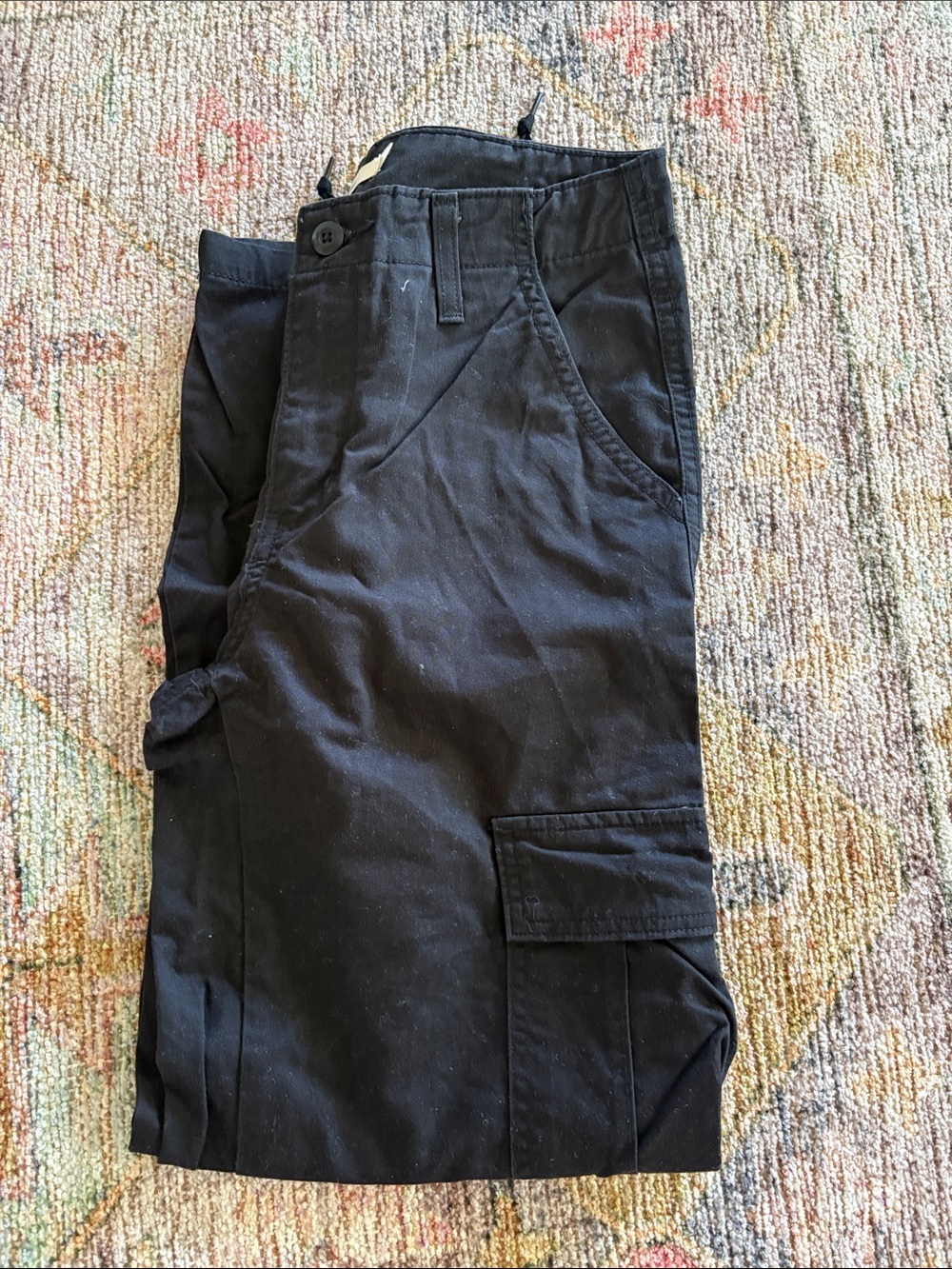 Levi's Black Men's Cargo Pants with Flap Pocket